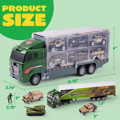 10-in-1 Die-cast Military Army Mini Vehicle Toy Set