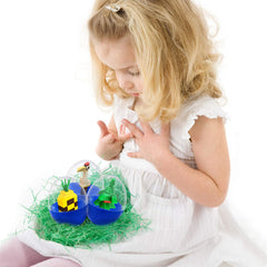 12Pcs Character Building Blocks Prefilled Easter Eggs