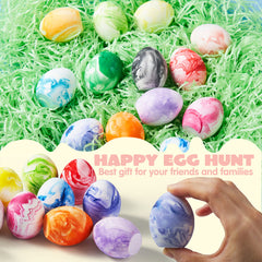 28Pcs Easter Sidewalk Chalk Eggs Set