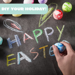28Pcs Easter Sidewalk Chalk Eggs Set