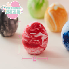 28Pcs Easter Sidewalk Chalk Eggs Set