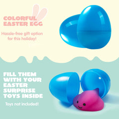 2.3in 494Pcs Easter Eggs + 6 Golden Eggs for Easter Hunt Classroom Prize Supplies Toy