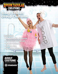 Adult Group Soap Loofah Bubbles Costume-Standard