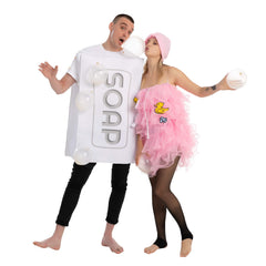 Adult Group Soap Loofah Bubbles Costume-Standard