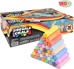 20 Colors Chalk Set, 180 PCS