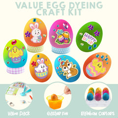 20Pcs DIY Gradient Color Easter Egg Decorating Kit