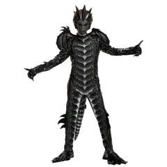 Child Boy Black Dragon Costume