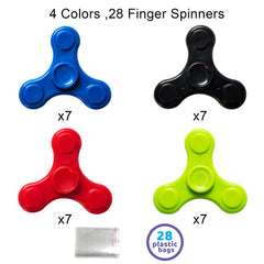 28Pcs Spinner with Valentines Day Cards for Kids-Classroom Exchange Gifts