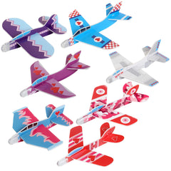 28Pcs Foam Airplanes with Valentines Day Cards for Kids-Classroom Exchange Gifts