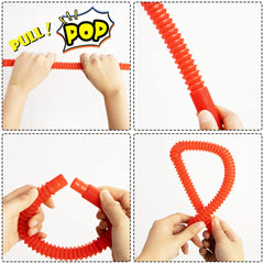 28Pcs Kids Valentines Cards with push bubble Tube-Classroom Exchange Gifts