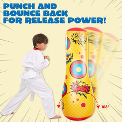 2 Pack Inflatable Bopper with Bounce-Back Action