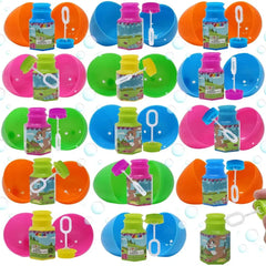 24Pcs 3.15in Bubble Wands Prefilled Easter Eggs for Easter Egg Hunt