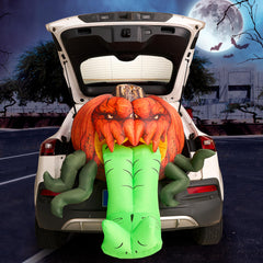 3.5 ft Tall Pumpkin with Tentacles Trunk or Treat Inflatable Decoration