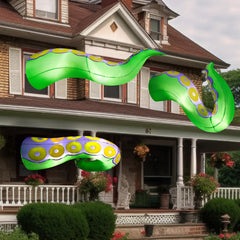4.5, 5, 6 ft Long Green Octopus Tentacles Window Breaker Inflatable Decoration, 3 Pcs