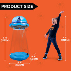 4 ft Tall UFO Inflatable Decoration (Blue)