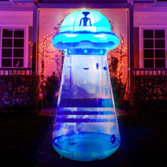 4 ft Tall UFO Inflatable Decoration (Blue)