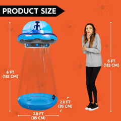6 ft Tall UFO Inflatable Decoration (Blue)