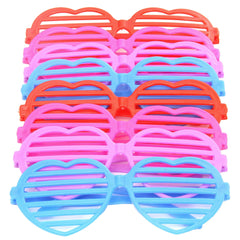 32Pcs Shade Glasses with Heart Shaped Shutter and Kids Valentines Cards