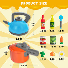 36 Pieces Cooking Pretend Play