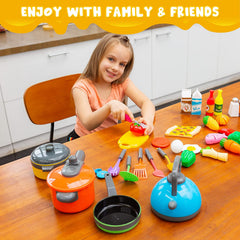 36 Pieces Cooking Pretend Play