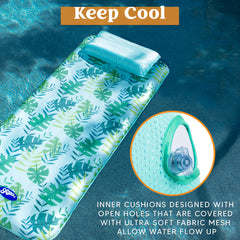 Fabric Cover Inflatable Pool Float