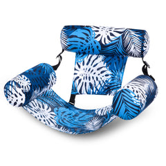 30"x16"x24' Tropical Leaves Adjustable Hammock Chair (Blue)
