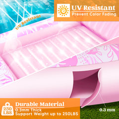 70"x46" Tropical Leaves Suntan Pool Float (Blushing Pink)
