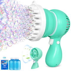 2-in-1 Bazooka Bubble Gun, Mint