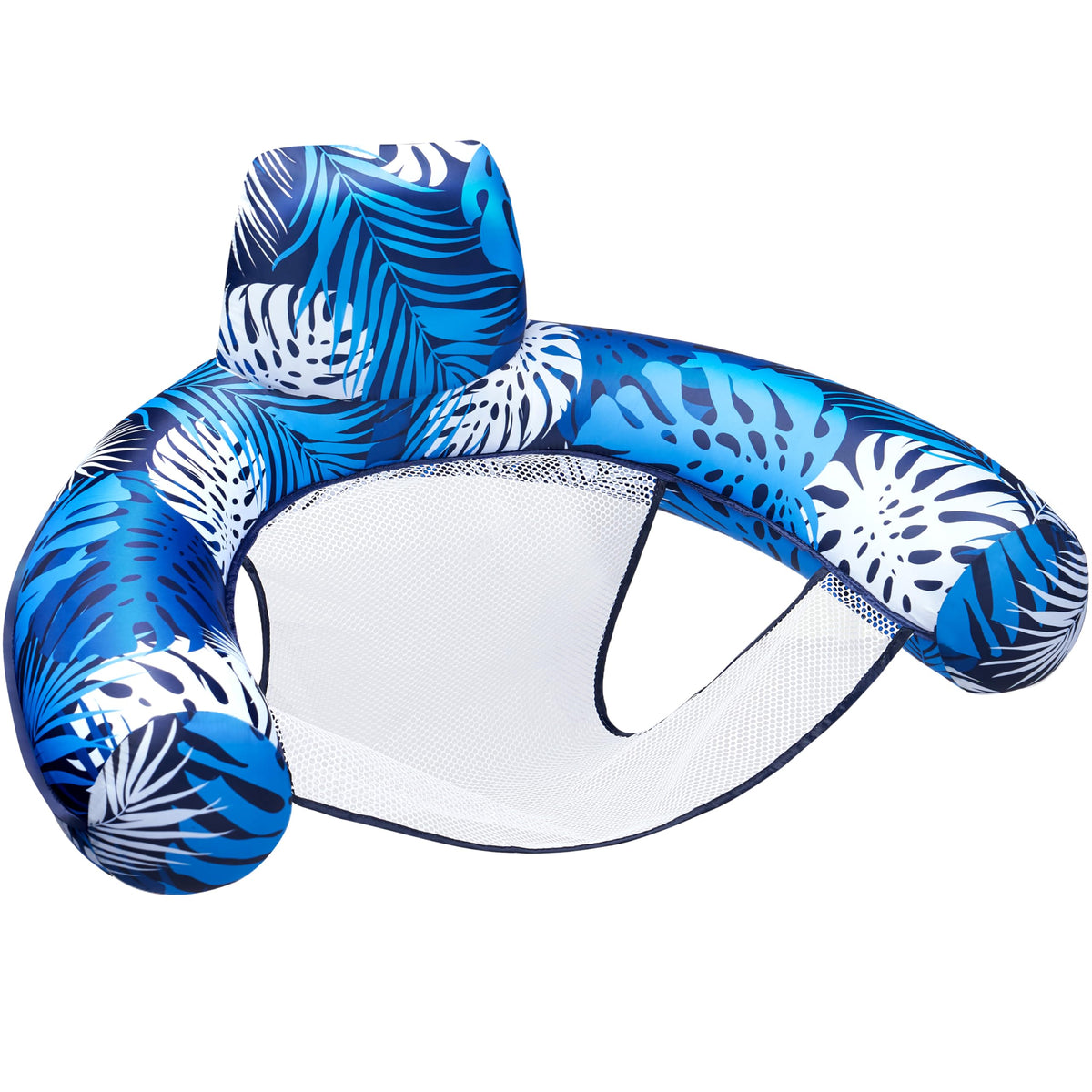 35"x24" Fabric Covered Pool Chair, Blue