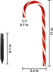 Christmas Candy Cane Pathway Markers