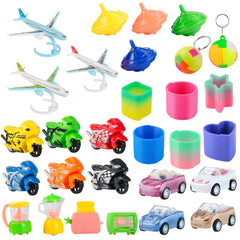 48Pcs 2.5in Bright Colorful and 2Pcs Gold Prefilled Plastic Easter Eggs with 25 Kinds of Popular Toys
