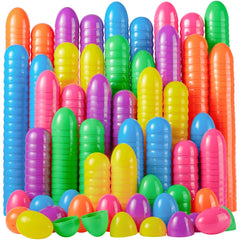 500Pcs 2.3in Colorful Easter Egg Shells for Easter Egg Hunt