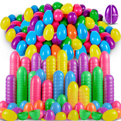500Pcs 2.3in Colorful Easter Egg Shells for Easter Egg Hunt