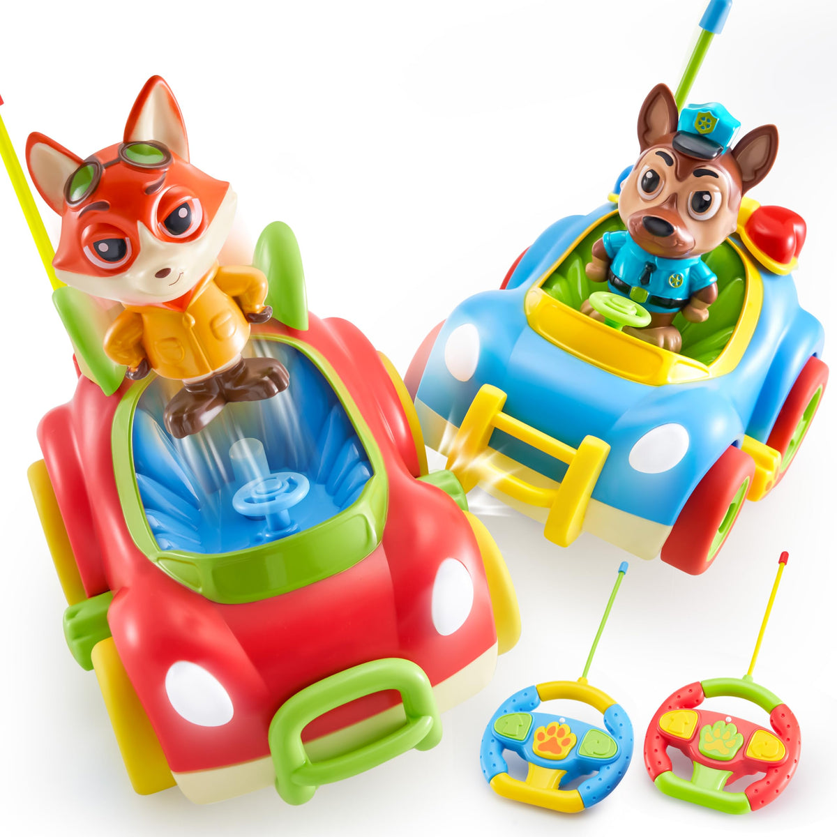 Race 'n Bump Remote Control Racing Car Set