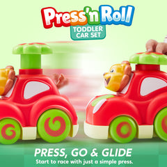 Press 'n Roll 4 Pcs Toddler Pressing Car Set