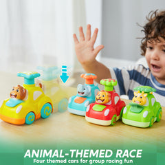 Press 'n Roll 4 Pcs Toddler Pressing Car Set