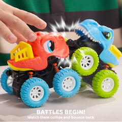 Friction Power 3pcs Dinosaur Truck Set
