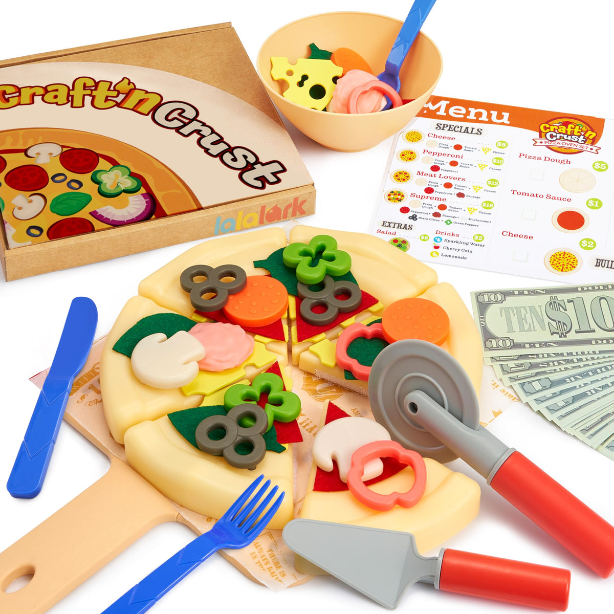 Craft 'n Crust- Pizza Play Food Set