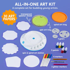 Spin Art Station