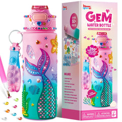 Mermaid Gem Painting Bottle