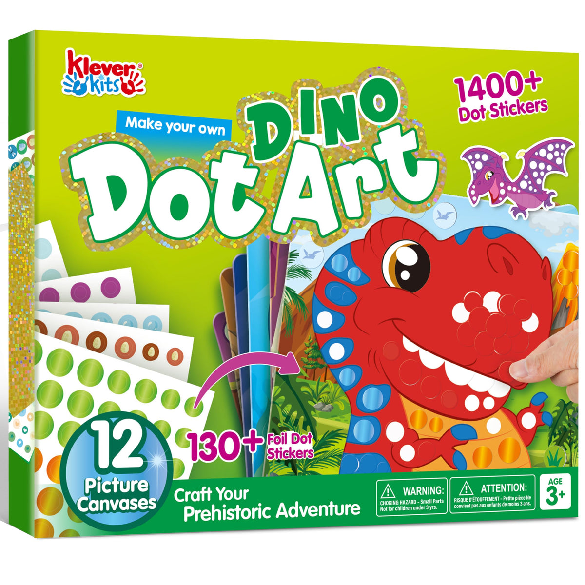 Dino Dot Art