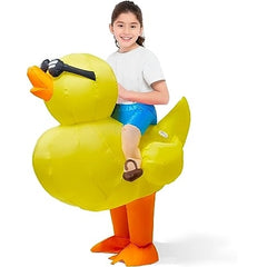 Child Ride-on Duck Inflatable Costume-M