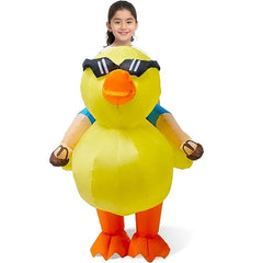 Child Ride-on Duck Inflatable Costume-M