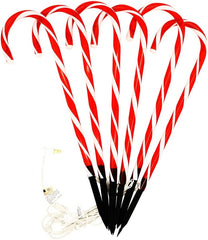 Christmas Candy Cane Pathway Markers