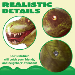 62in Giant T-Rex Dinosaur Inflatable for Party Decorations(Over 5Ft Tall)
