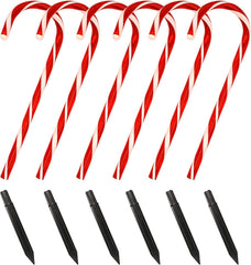 Christmas Candy Cane Pathway Markers