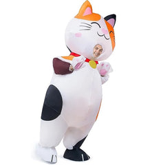 Adult Full Body Calico Inflatable Costume