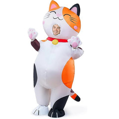 Adult Full Body Calico Inflatable Costume