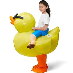 Child Ride-on Duck Inflatable Costume-M