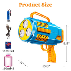 30 Holes Bubble Machine Gun Toy